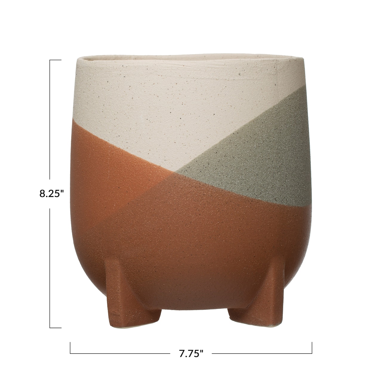 Hello Honey® 8" Stoneware Footed Planter Pot